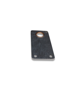 Plain bearing plate galv 1" H=160 for angle bracket